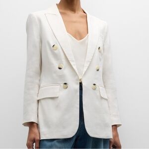 Veronica Beard Bexley Off White Dickey Jacket NWT